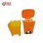 China  professional factory good quality fair price trade assurance durable plastic pedal trash can injection mould