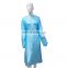 Excellent design product CPE water resistance anti skid aami level 4 nonwoven surgery surgical gown with long-sleeves