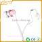 High quality popular falt cable sports stereo deep bass earphone for phone