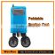 (73004) 150Lbs trolley foldable huge storage four wheel garden cart wagon