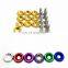 JDM Racing Part M6 neo chrome fender washers