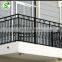 Balcony used safty iron stair handrail zinc steel guard rail