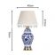 Chinese classical blue and white porcelain table lamp ceramic table lamp