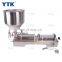 G2WG Semi automatic Double Heads  Paste Piston Filler Water Bottle Pneumatic Filling Machine for liquid/sachet/oil/cream lotion