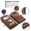 Cell phone case card holder wallet for Galaxy S7 edge genuine leather case