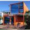 hot sale easy installation prefab flat pack 20ft luxury container house