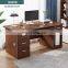 China supplier cheap price home office equipment furniture wood computer study table wooden executive office desks with drawer