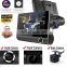 Best 4.0 Inch IPS Screen Triple Lens 1080p Full HD Car Video Camera Dash Cam Dual Camera HD Digital Black Box For Car