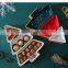 Christmas Dinnerware Tree Plate Party Decor Platter Snack Serving Tray for Nuts/Chips/Cookies/Candy Dish