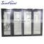 aluminium bifold folding door with retractable mesh