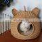 Hot Sale Handcrafted rattan cat house & Dog Bed pet house puppy handles and portable Wholesale made in Vietnam