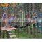 Jungle Theme Outdoor Play Ground High Rope Course Outdoor Jungle Gym For Adults