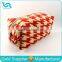 Fashion Hounstooth Cosmetic Bag For Women Canvas Women Travelling Cosmetic Bag