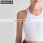Embossing Print Sports Bra Top Sexy Y Back Women Sports Vest Running Shockproof Yoga Vest