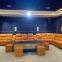 High-end home theater sofa leather audio-visual room KTV electric multi-functional U-shaped corner sofa combination