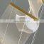 Modern decorative led pendant light acrylic chandelier for villa stairs restaurant