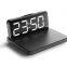 15W Foldable Wireless Charger Stand Strong Magnetic Smart LED Alarm Clock Multifunctional Phone Holder Quick 10W Charging Output