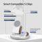 Desktop Table Lamp 15W Fast Charging Station 4 in 1 Wireless Charger For Phone Watch Earphones
