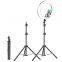 Kytuwy LED Selfie Stick Ring Fill Light 12inch Dimmable Camera Phone Lamp With Stand Tripod Ringlight 12 inch 12-inch