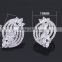 New Model China Wholesale Rhodium Plated Cubic Zirconia Bridal Indian Jewelry Set