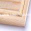 2016 natural wood packing handmade finished wooden custom gift box for food packing