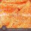 Hot Sale Fashion Orange Maple Leaves Shape Chemical Lace Embroidery Fabric Wholesale