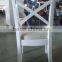 RCH-0802 Low Price White Comfy Fabric Dining Chairs
