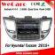 Wecaro WC-HU8015 Android 4.4.4 car dvd player touch screen for hyundai ix35 car entertainment system android A9 cpu