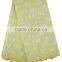 Mitaloo MOG0190 New Design Of Green Lace Fabric Organza Lace Fabric Oganza