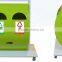 Solar street trash bin advertising light box