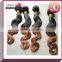 2014 hot Fashion 100% remy brazilian ombre micro ring loop bundles hair weaves 1B/33