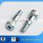 galvanized mild steel machine thread hex head cap screws