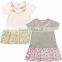 Japanese infant clothes manufacture high quality wholesale products cute baby tops tunic with skirt for girl kids wear
