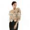 Hot Sell Short Style Lady Winter Charming Clothing Natural Fox Foot Fur Coat
