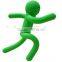 Humanoid flash disk PVC pendrive for promotion