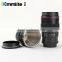 Black Micro Camera Stainless Steel Mug Lens Cup for Canon 10MM