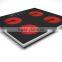 Happy Kitchen, popin cookin, 4 burner infrared,ceramic cooker, stove, cooktop