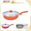 MSF-6626-Fry pan 20 22 24 26 28 30cm frypan kitchenware pressing aluminum frypan with durable white ceramic