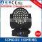 56*10w 4in1 rgbw zoom led moving head wash light stage light