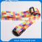 Modern printing fashion logo multiple color polyester luggage strap