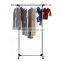 New Portable and Movable Stainless Steel Single Hole Clothes Hanger Rack Shelf Organiser OS004072