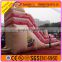 Pink inflatable dry slide funny game hot sales