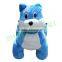 JL-B14 Ride on blue cat start with key button or coins,walking animal,ride on car