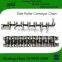 C212A-NB-A1F3 Conveyor Chain With A1 Attachment And Side Roller