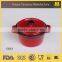 Creamic cocotte set, mini red cocotte set