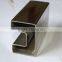 stair railing stainless steel slotted tube for 16mm glass
