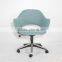 comfortable office furniture swivel fiberglass shell saarinen armchair