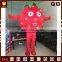Funny fruit mascot costume red strawberry giant costume for promotion