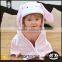2016 high quality clean soft microfiber kids hooded towel