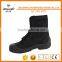 Shoelaces type genuine leather material Industrial safety boots,Cheap black industrial work boot Steel toe insert